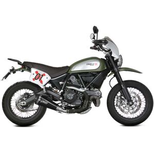 Delta Race Ducati Scrambler 800 2015-20 D.035.ldrb Homologated Slip On Muffler Argenté Homologated