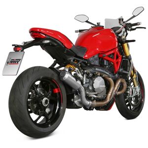 Mk3 Ducati Monster 821 2018-20/monster 1200 2017-21 D.042.sm3x Not Homologated Slip On Muffler Argenté Not Homologated