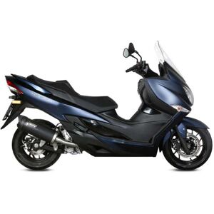 Mover Suzuki Burgman 400 2017-20 Mv.su.0001.lv Homologated Slip On Muffler Argenté Homologated