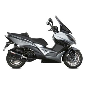 Oval Kymco Xciting 400i 2013-18 O.010.lvc Homologated Slip On Muffler Argenté Homologated