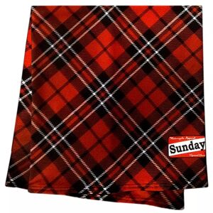 SUNDAY SPEEDSHOP Scarf Tartan -  Sunday Speedshop