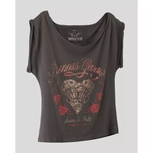 ROKKER T-Shirt Femme Shovel Heart Loose - Rokker