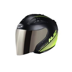 HJC CASQUE FG JET PATON MC4HSF AVEC VISIèRE MIROIR IRIDIUM - S