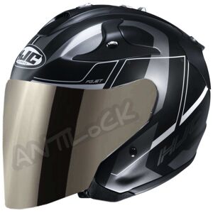 HJC CASQUE FG JET KOMINA MC5SF AVEC VISIèRE MIROIR IRIDIUM - XXL