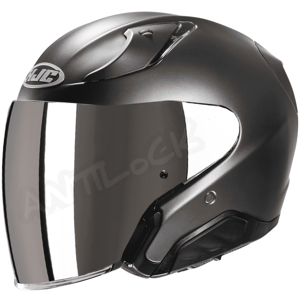 HJC CASQUE JET RPHA 31 AVEC VISIèRE MIROIR IRIDIUM - M - RPHA 31 - TITANE MAT VMI