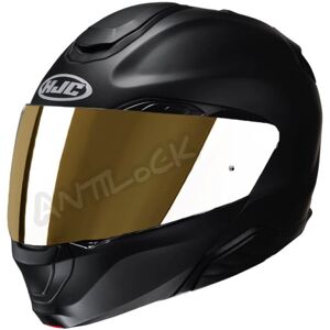 HJC CASQUE MODULABLE RPHA 91 UNI MAT AVEC VISIèRE MIROIR OR