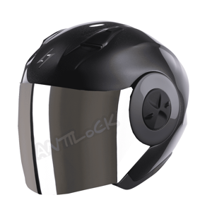 STORMER CASQUE JET TREND AVEC VISIèRE MIROIR IRIDIUM