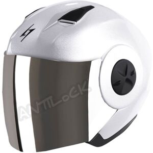 STORMER CASQUE JET TREND AVEC VISIèRE MIROIR IRIDIUM - L - TREND - BLANC VMI