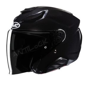 HJC CASQUE JET F31 AVEC VISIèRE SEMI-TEINTÉE - L - F31 - NOIR VST - Publicité