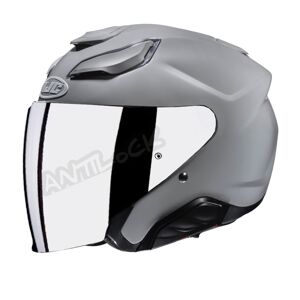 HJC CASQUE JET F31 AVEC VISIèRE MIROIR IRIDIUM - XXL - F31 - GRIS NARDO VMI