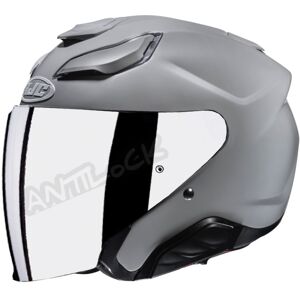 HJC CASQUE JET F31 AVEC VISIèRE MIROIR IRIDIUM - L - F31 - GRIS NARDO VMI - Publicité