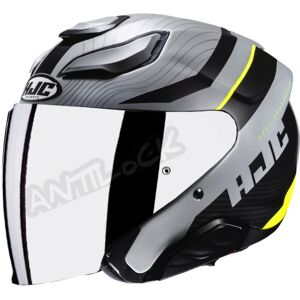 HJC CASQUE JET F31 NABY MAT AVEC VISIèRE MIROIR IRIDIUM - S - F31 - NABY MC3HSF VMI