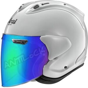 JET SZ-R VAS EVO + VISIèRE MIROIR VERT - M - ARAI JET SZ-R VAS EVO - DIAMOND WHITE VMV - Visière miroir vert VAS