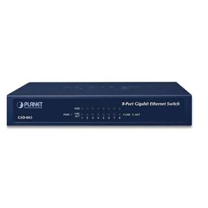 4power Commutateur Gigabit Ethernet 8 ports 10/100/1000BASE-T GSD-803 4 Power