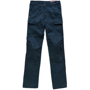 Stuart Cargo Canvas Pantalon textile moto Bleu taille : 36