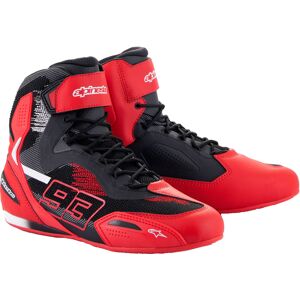 Alpinestars MM93 Austin Knitted Riding Chaussures de moto Rouge taille : 45 46