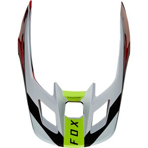 FOX V2 Voke Pic casque Blanc Rouge taille : XS S - Publicité