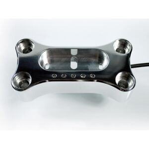 Msm Metric Handle Bar Top Clamp pour le montage du motoscope mini Argent taille :