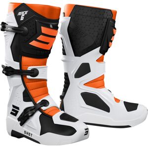 Shot Race 6 Bottes de motocross Blanc Orange taille : 45 - Publicité