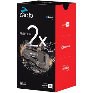 Cardo Freecom 2x Systeme de communication Single Pack Noir taille : unique taille