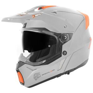 FC-Moto Merkur Pro Straight Casque daenduro Gris taille : XS