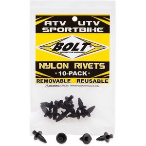 Rivets plastique M6 10 pièces taille :