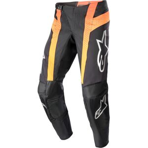 Alpinestars Techstar Sein Pantalon de motocross Noir Orange taille : 36 - Publicité