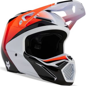 FOX V1 Streak MIPS Casque de motocross Noir Blanc Orange taille : S - Publicité