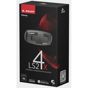 LS2 Cardo Freecom 4x Système de communication Bluetooth Ensemble unique Noir taille : unique taille - Publicité