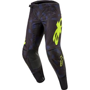 Alpinestars Techstar Rantera Pantalon de motocross Noir Bleu Jaune taille : 38 - Publicité