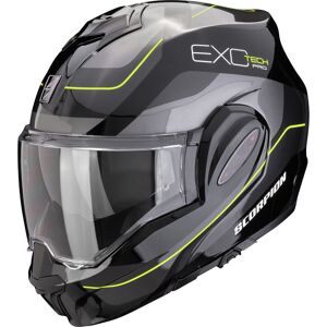 Scorpion Exo-Tech Evo Pro Commuta Casque Noir Jaune Argent taille : XS - Publicité