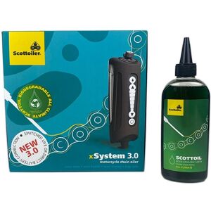 Graisseur de chaîne électronique xSystem 3.0 + lubrifiant tout climat vert biodégradable 250ml taille :