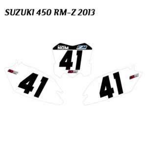 No Name SUZUKI Kit Plaques 450 RM-Z Standard