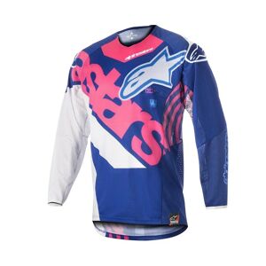 ALPINESTARS Maillot Alpinestars Techstars Venom bleu rose fluo blanc