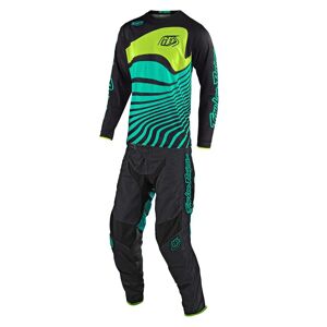 TROY LEE DESIGNS Tenue Troy lee designs GP Air Drift noir turquoise