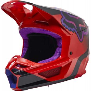 FOX Racing Casque cross Fox V1 VENZ rouge fluo