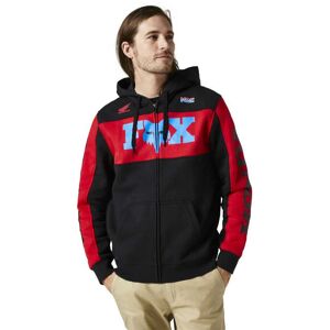 FOX Racing Sweat Fox HONDA Zippé noir rouge