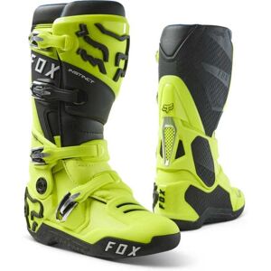 FOX Racing Bottes cross Fox Instinct jaune fluo 2023