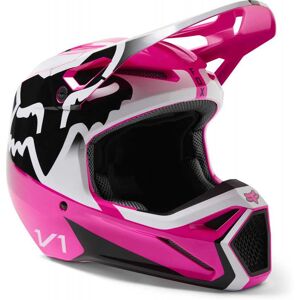 FOX Racing Casque cross Fox V1 LEED MIPS rose 2023