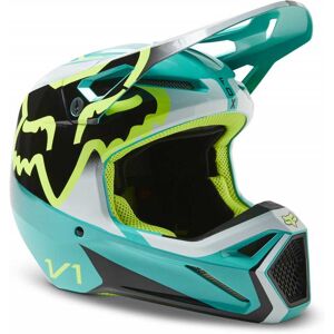 FOX Racing Casque cross Enfant Fox V1 LEED Teal 2023