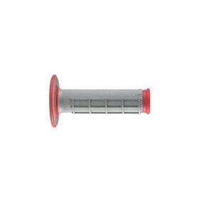 RENTHAL Poignées Renthal Dual Grip 50% gaufré gris rouge