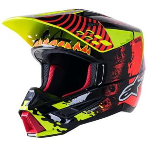 Casque cross enfant Shot 2023 Furious Tracer - Rose