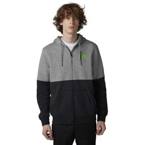 FOX Racing Sweat Fox X KAWASAKI Zippé gris