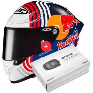 HJC RPHA1 Red Bull Austin GP MC21 + Kit Bluetooth SMH5