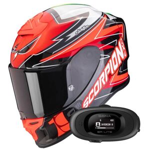 Scorpion Exo R1 Evo Air Alvaro Bautista Replica Red + Kit bluetooth 5R Lite - Publicité