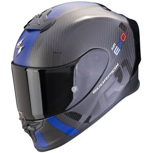 Scorpion Exo R1 Evo Carbon Air MG Matt Black Blue