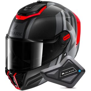 Shark Spartan RS Carbon Shawn DOS + Kit Bluetooth BT Mini - Publicité