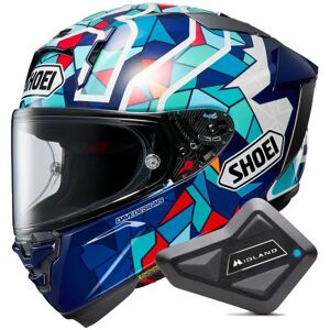 Shoei X-SPR Pro Marquez Barcelona TC10 + Kit Bluetooth BT Mini