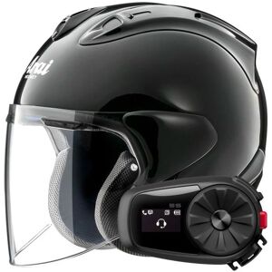 Arai SZ-R Vas Evo Black + Kit Bluetooth 5S Solo