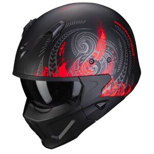 Scorpion Covert-X Tatoo Black Matt Red